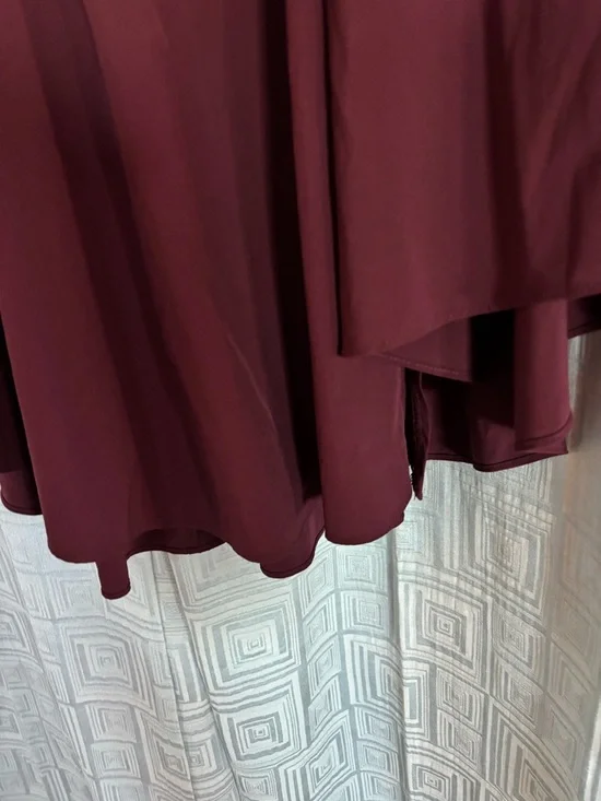 Halara Breezeful flowy midi skirt side sash & built in skort Sz S - Picture 4 of 6